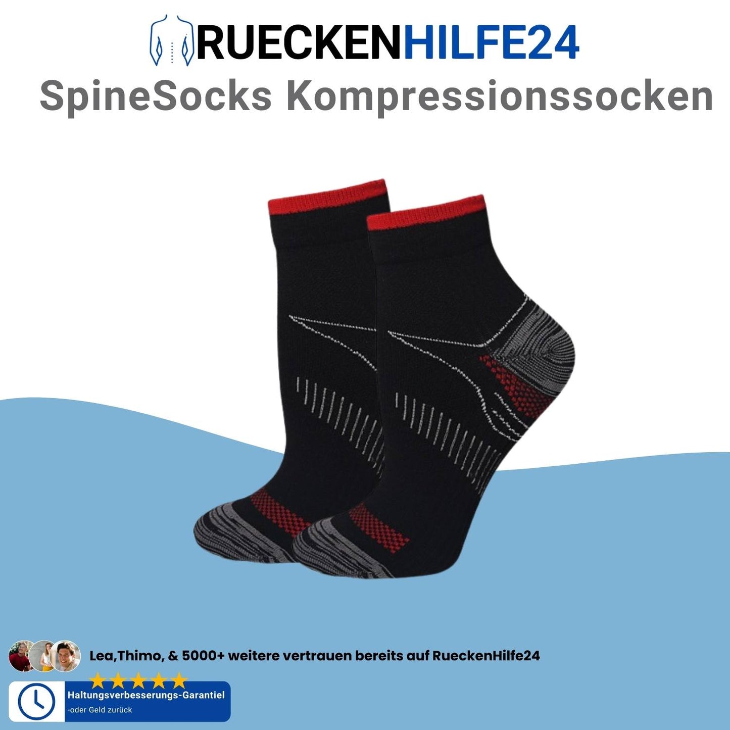 SpineSocks - Kompressionssocken