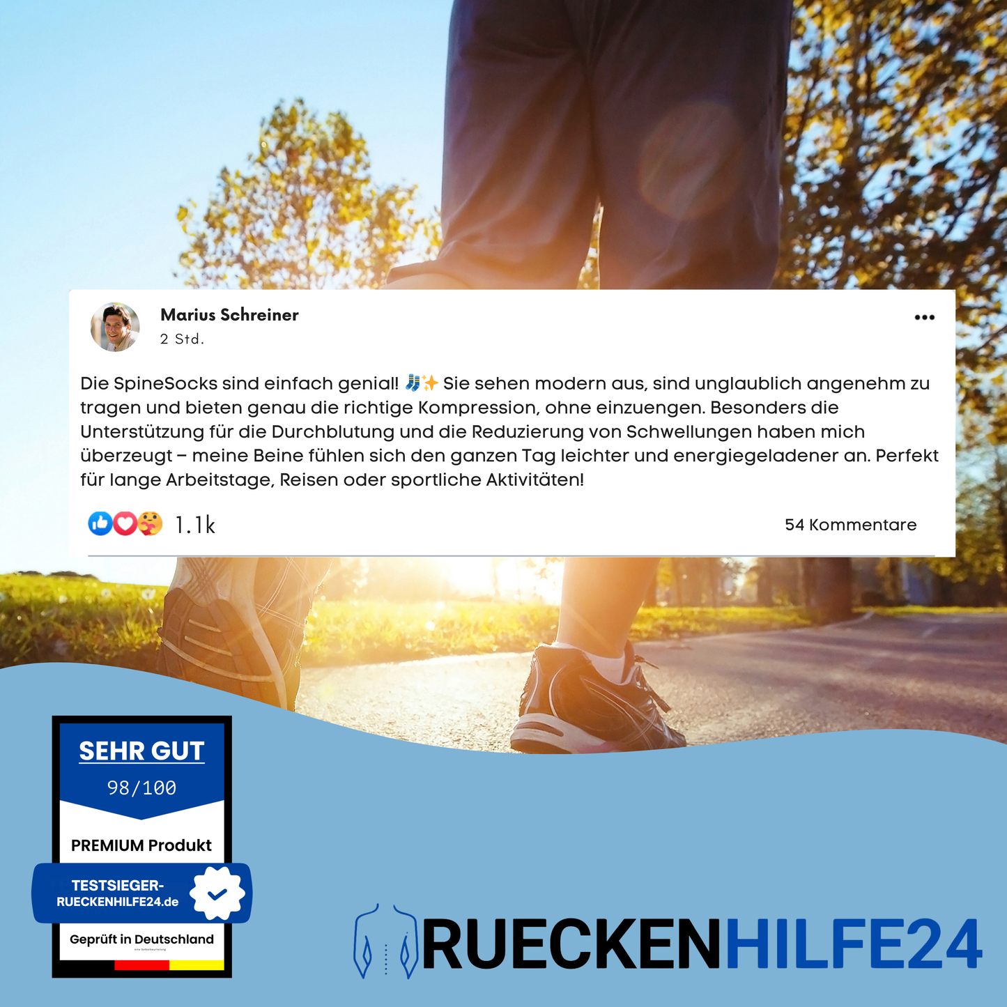 SpineSocks - Kompressionssocken