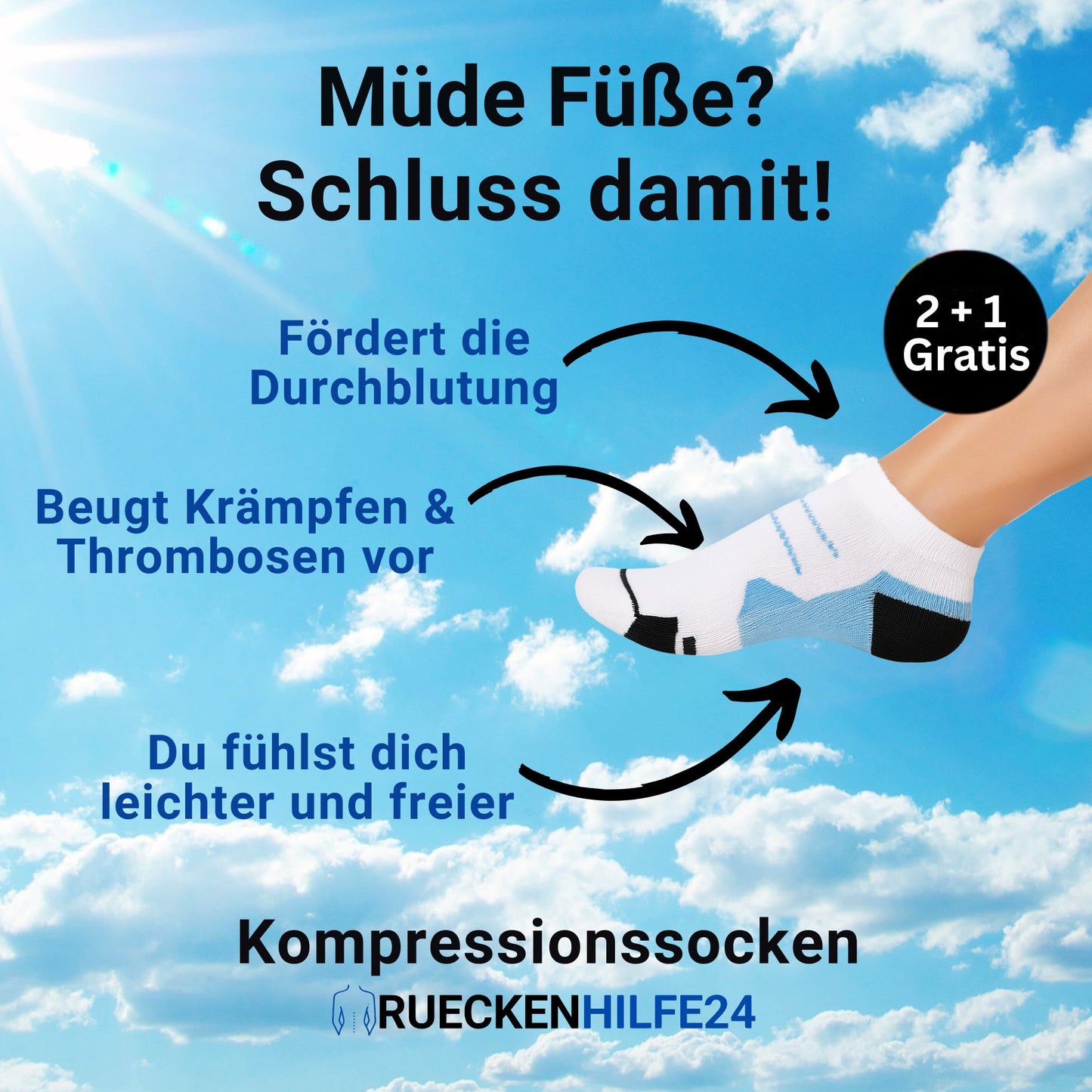 SpineSocks - Kompressionssocken
