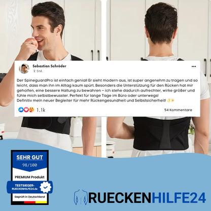 SpineGuardPro - Rücken- und Haltungsorthese
